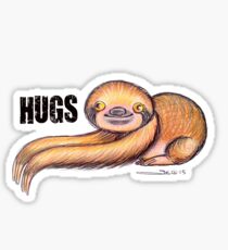 Sloth Hug Sticker