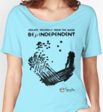 Camiseta ancha para mujer Be μindependent