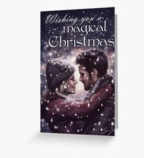 Captain Swan Magical Christmas Greeting Card