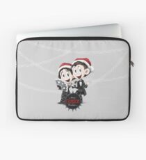 Happy Crimson Christmas Laptop Sleeve