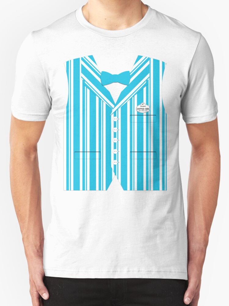 "Dapper Dans Vest Blue" TShirts & Hoodies by jdotcole Redbubble