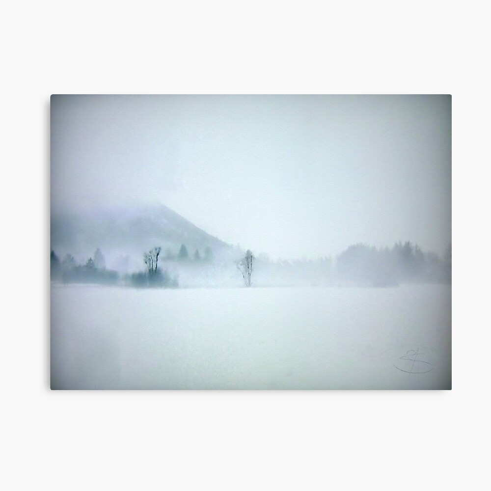 Lost in the cold void of hopeless longing Canvas Print