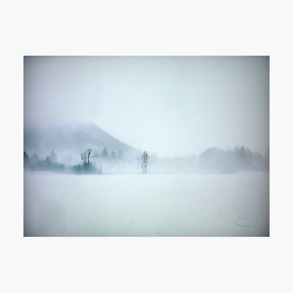 Lost in the cold void of hopeless longing Photographic Print