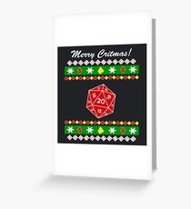 Merry Critmas! Ugly Christmas Sweater Greeting Card