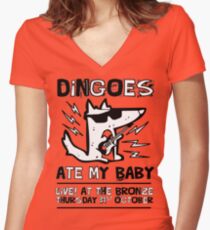 Dingoes Ate My Baby | Buffy The Vampire Slayer Band T-shirt Women's Fitted V-Neck T-Shirt