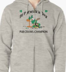 Irish Pub Crawl Champion Zipped Hoodie