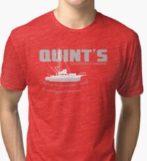 Quint's Chartered Fishing Tri-blend T-Shirt