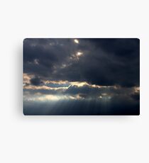 Threatening............. Canvas Print