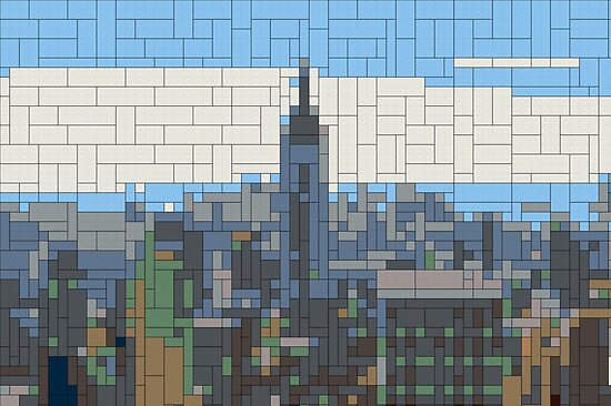 Lego Building Plan Art New York City Skyline Posters By Aapshop