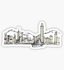 Hongkong Silhouette Sticker