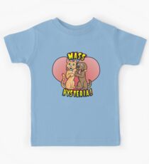 Dogs and Cats Living Together... Kids Tee