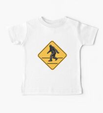 Caution! Bigfoot Crossing! Baby Tee