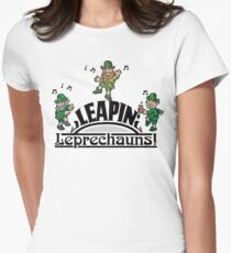 Leaping Leprechauns Women's Fitted T-Shirt