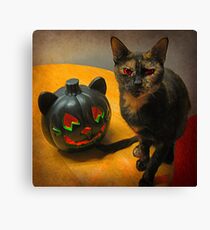 Happy Halloween Kitties Canvas Print