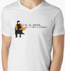 Sherlock Shock Blanket Men's V-Neck T-Shirt