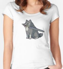 Pixel Great Grey Wolf Sif Women's Fitted Scoop T-Shirt