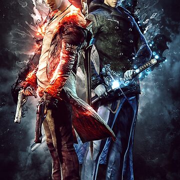 Vergil Autism Warrior Pearl Postcard Print Devil May Cry 