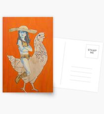 Mademoiselle Poulet Postcards