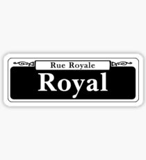 Royal St., Street Sign, New Orleans, USA Sticker