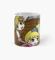 Skyward Sword in the style of The Wind Waker Mug