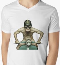 Scooter Man Shirt 2 Men's V-Neck T-Shirt