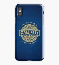 Gallifrey - No Gods or Kings, only Timelords iPhone Case iPhone Case