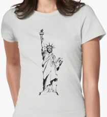 The Angels Take Manhattan Women's Fitted T-Shirt