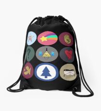 Gravity Falls Cipher Wheel Drawstring Bag