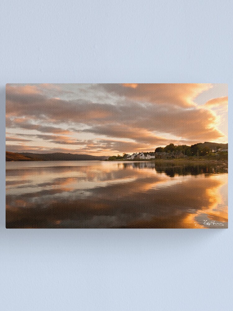 Alternate view of A Fyne Reflection Canvas Print