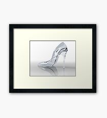 Glass slipper Framed Print