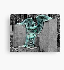 The Weeping Angel {Haserot family plot} Canvas Print