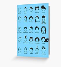 Hero Hair Greeting Card