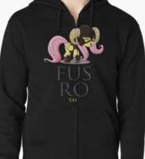 FUS RO yay (My Little Pony: Friendship is Magic) Zipped Hoodie