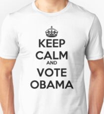 Keep Calm and Vote Obama Unisex T-Shirt