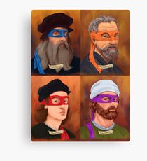 Les Renaissance Ninja Artistes Impression sur toile