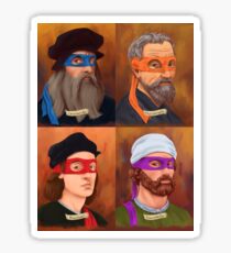 The Renaissance Ninja Artists Sticker