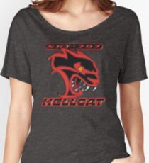 Hellcat - Red & Black Women's Relaxed Fit T-Shirt