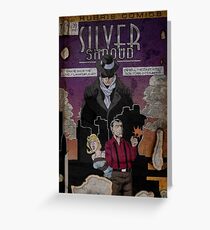 Adventures of the Silver Shroud Greeting Card
