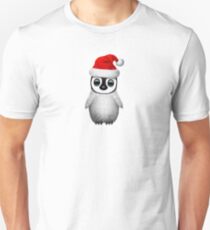 Baby Penguin Wearing a Santa Hat Unisex T-Shirt