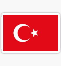 Turkish Wold Cup Football Flag - Turkey Istanbul T-Shirt Sticker Sticker