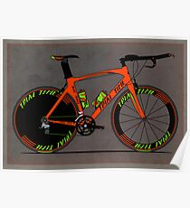 Time Trial Bike Poster