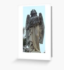 Angel headstone Greeting Card