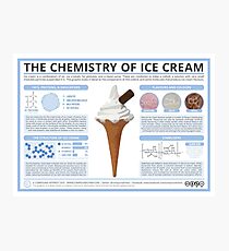 The Chemistry of Ice Cream Photographic Print