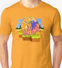 Mister Stampy Cat and Ballistic Squid riding piggies Unisex T-Shirt