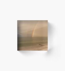 Rainbow Beach Acrylic Block