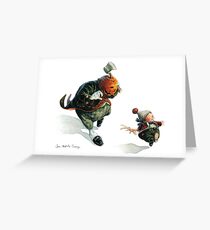 Jack O'Lantern - Run ! Greeting Card