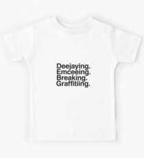 The Four Elements of Hip Hop Kids Tee
