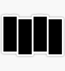Black F Sticker