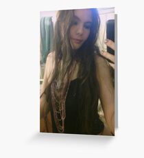 Black Skirt Greeting Card