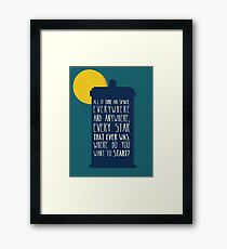 All Of Time And Space Framed Print
